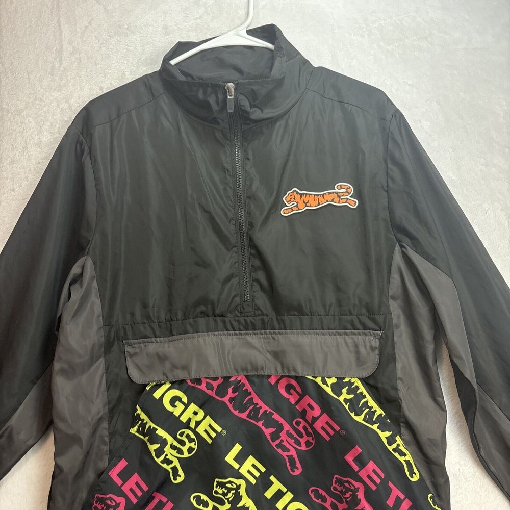 Le Tigre Pullover Jacket Half Zip Windbreaker Size Small - Picture 6 of 11